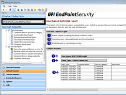 User based technical report
