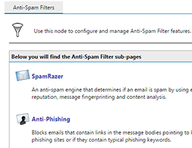 Anti-spam filters